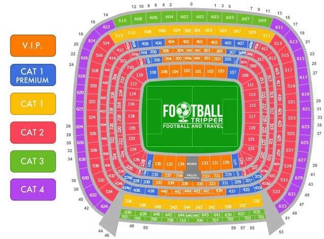 bernabeu બેઠક નકશો